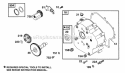 Crankcase Cover Cam Diagram and Parts List for 254422-0535-01  Briggs and Stratton Engine